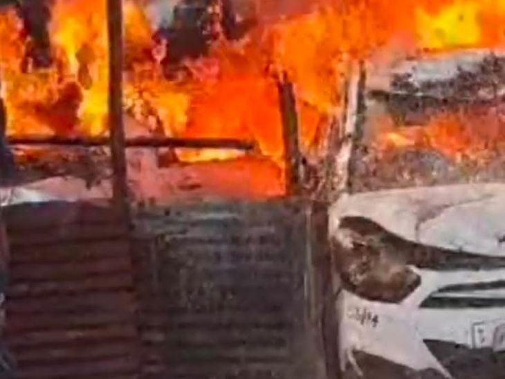 सुंदरनगर थाने के स्टोर रूम में लगी आग | सुंदरनगर थाना के मलखाने में लगी आग: आधे से ज्यादा टुकड़ों में मिली जब्ती, 2 घंटे में मिला ‍आतिथ्य -जमशेदपुर (पूर्वी सिंहभूम) समाचार