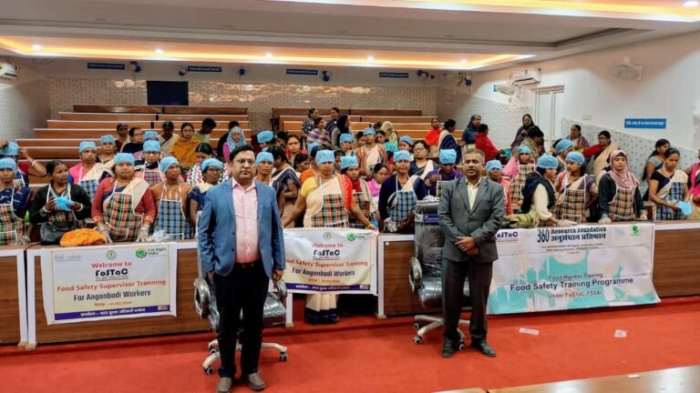 खाद्य सुरक्षा एवं मानक पर आंगनवाड़ी कर्मियों को किया प्रशिक्षित