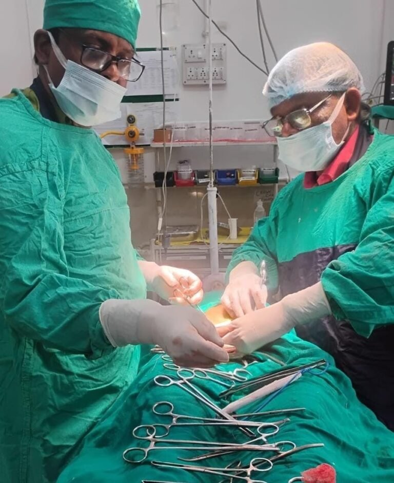 गरीब मरीज का सदर अस्पताल में हुआ निःशुल्क उपचार