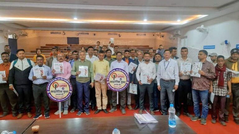 फाइलेरिया उन्मूलन के लिए निजी विद्यालयों के साथ उन्मुखीकरण कार्यशाला का आयोजन