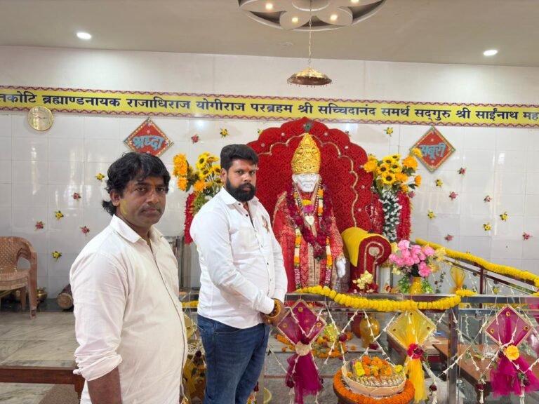 सिंदरी साई मंदिर का मनाया गया 18वाँ स्थापना दिवस।