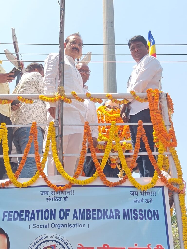 केक काटकर मनाया डॉ. अंबेडकर की 135वीं जयंती,आदर्शों पर चलने का लिया संकल्प