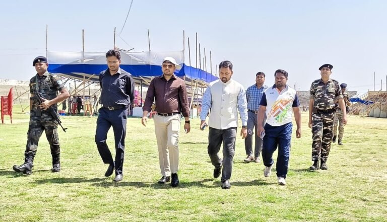 होमगार्ड भर्ती परीक्षा के छठे दिन में शामिल हुए तोपचांची के अभ्यर्थी