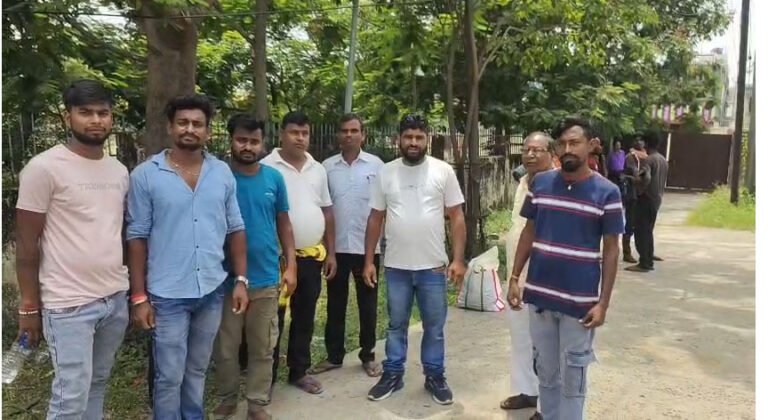 करंट की चपेट में आने से मजदूर की मौत।