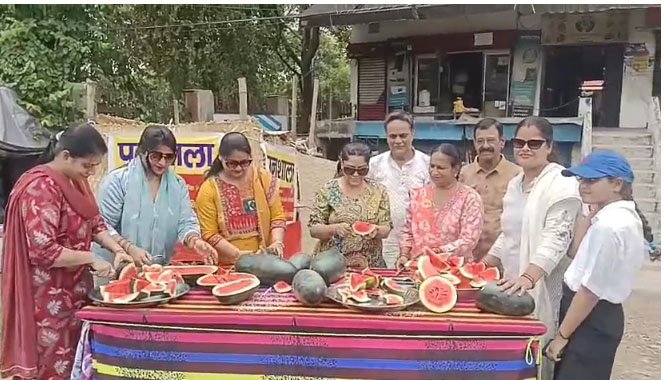 धनबाद मटकुरिया चैम्बर ऑफ कॉमर्स ने किया पनशाला का उद्धघाटन