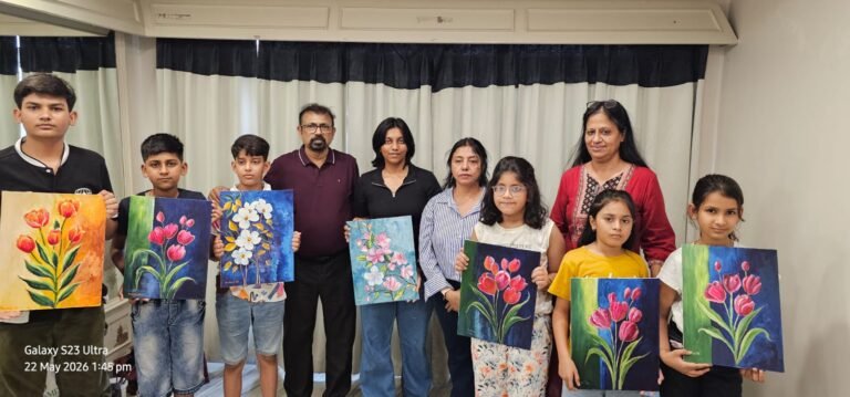 एक्टिव जॉन के एकदिवसीय वर्कशॉप कैनवस में सात पेंटिंग कलाकारों ने प्रस्तुत की शानदार चित्रकारी