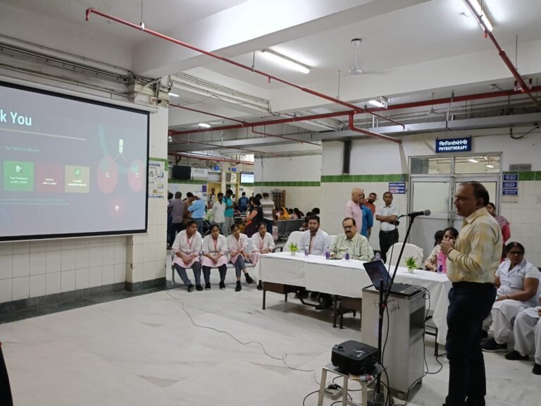 केन्द्रीय सुपर स्पेश्यिलिटी अस्पताल, पटना में “100 दिवसीय टीबी मुक्त-अभियान” के अंतर्गत हो रहे जनजागरूकता अभियान की पॉचवी कड़ी।