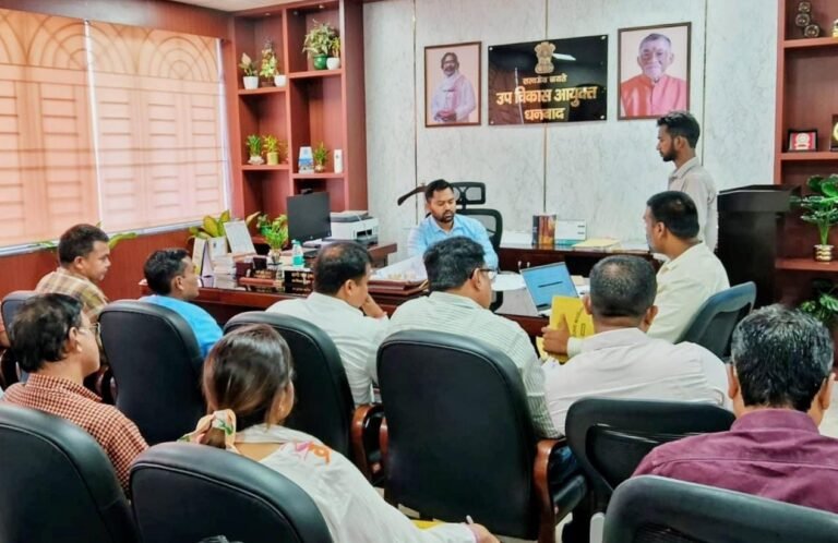 उप विकास आयुक्त ने की आजीविका क्षेत्र से संबंधित योजनाओं की समीक्षा