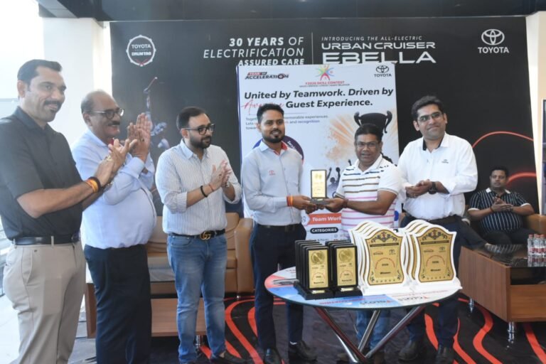 टोयोटा स्किल कॉन्टेस्ट 2026 के विजेताओं को यश आदित्य ने सम्मानित किया