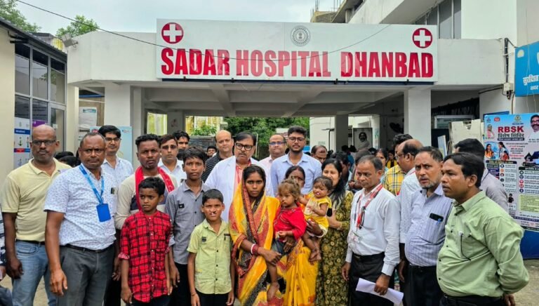 क्लेफ्ट लिप से पीड़ित 7 बच्चों को निःशुल्क ऑपरेशन के लिए भेजा रांची