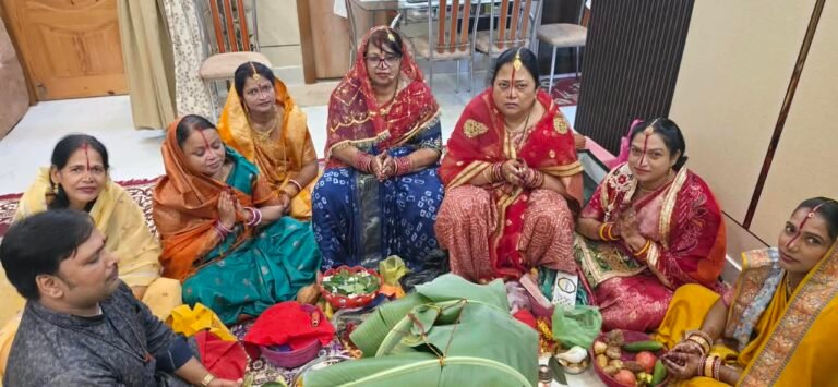 सूर्या हाइलैंड सिटी में महिलाओं ने मनाया तीज उत्सव