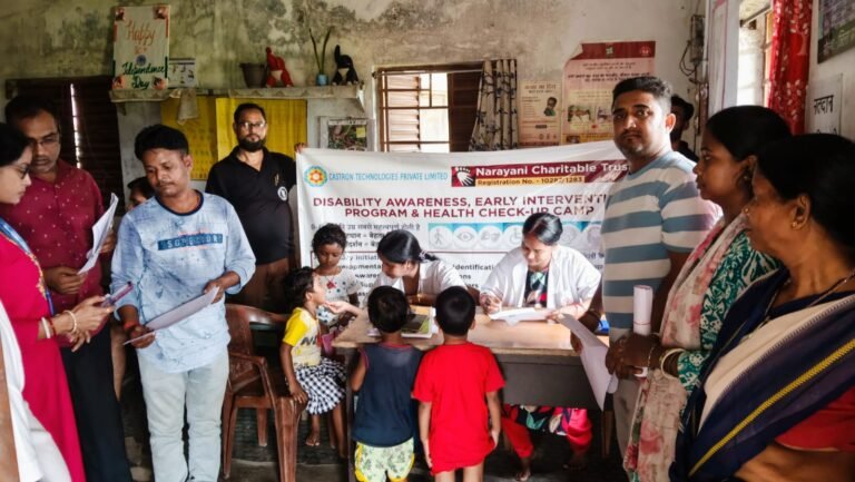 मैथन एलॉयज लिमिटेड के सहयोग से दिव्यांगता जागरूकता एवं स्वास्थ्य जांच शिविर आयोजित